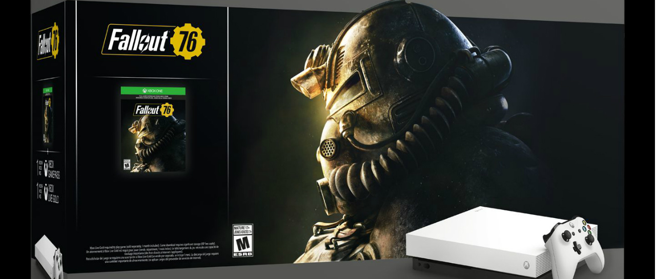 Anuncian Bundle Fallout 76 y control Xbox Elite White Special Edition