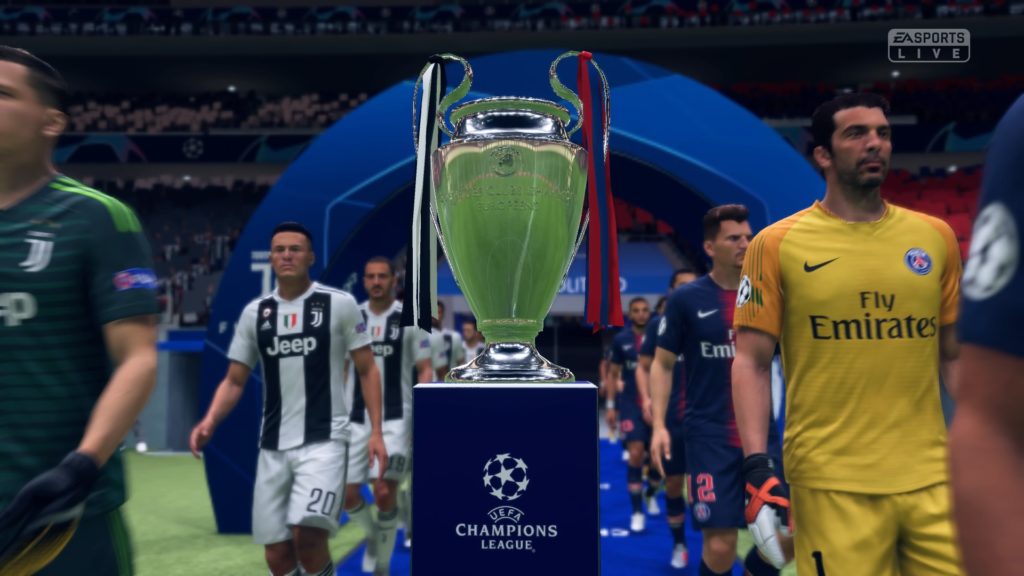 FIFA 19 Inicios 0-0 JUV – PSG, 1.er tiempo