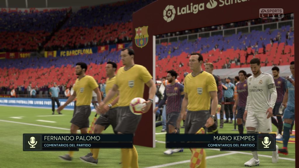 FIFA 19 Patada Inicial 0-0 BAR – RMA, 1.er tiempo