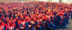 Sony y Marvel imponen récord Guinness con la ayuda de cientos de Spider-Mans