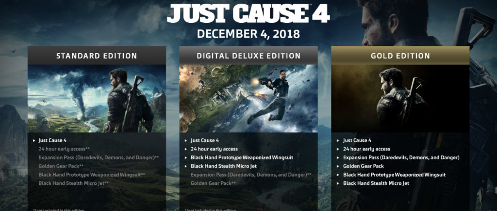 Ya anunciaron los primeros DLC para Just Cause 4