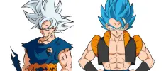 Según fans, así lucirían Gogeta SSB y Gokú Ultra Instinto en Dragon Ball Super: Broly