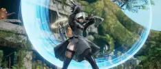 Ahí te va un poco de gameplay de 2B en Soulcalibur VI