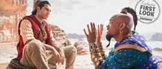 Así de azul se verá Will Smith como el genio en Aladdin