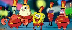 Pues sí, Bob Esponja estuvo en el show del medio tiempo del Super Bowl, pero...