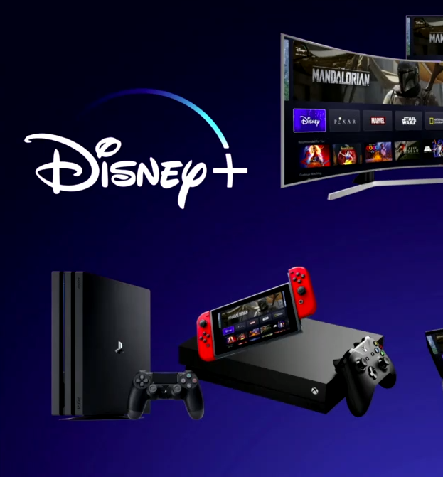 Consoles Disney plus Atomix