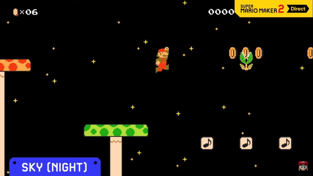 Super Mario Maker 2 Noche