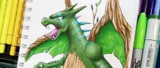 ¿Y sí Charizard fuera un pokémon tipo planta? Así luciría según un fan