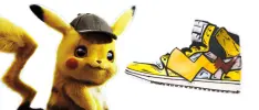 Crean geniales Air Jordan personalizados para la premiere de Detective Pikachu