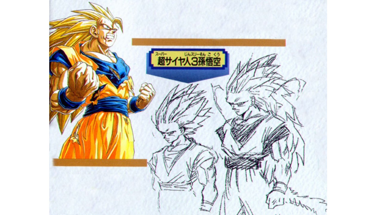 Asi-lucian-los-bocetos-originales-del-Super-Saiyajin-3-