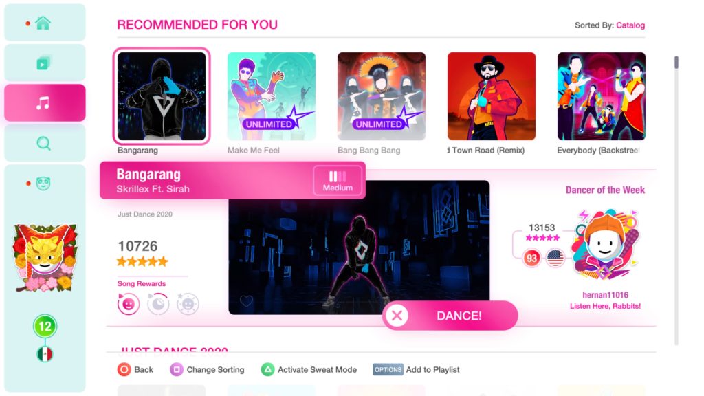 Just Dance-2020-atomix-interface