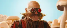 Ésta imagen nos da un mejor look a Jim Carrey como el Dr. Robotnik