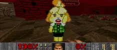 Gracias a un mod, Isabelle de Animal Crossing te puede ayudar en DOOM