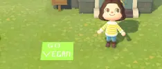 PETA quiere que seas vegano en Animal Crossing: New Horizons