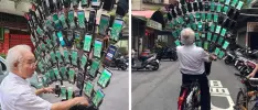 El 'abuelo de Pokémon GO' ya juega hasta con 64 celulares