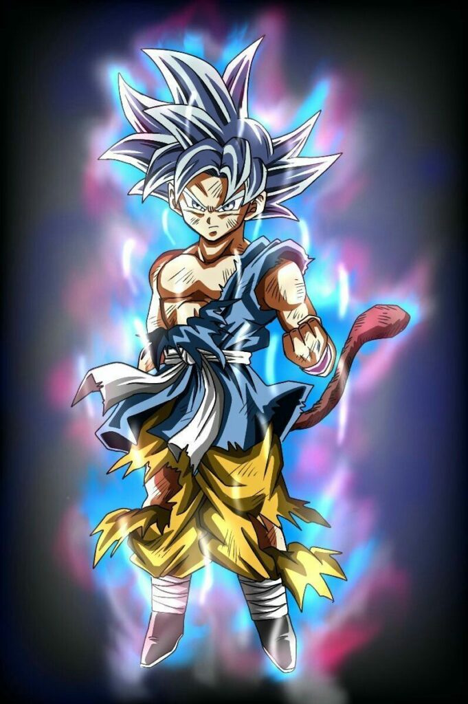 Dragon-Ball-GT-Artista-imagina-a-Goku-nino-dominando-el-Ultra-Instinto-