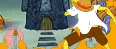Recrean épica pelea de One Piece con personajes de... ¿Bob Esponja?