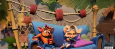 Los papeles se invierten. Ahora es Crash Bandicoot quien le rinde homenaje a Uncharted