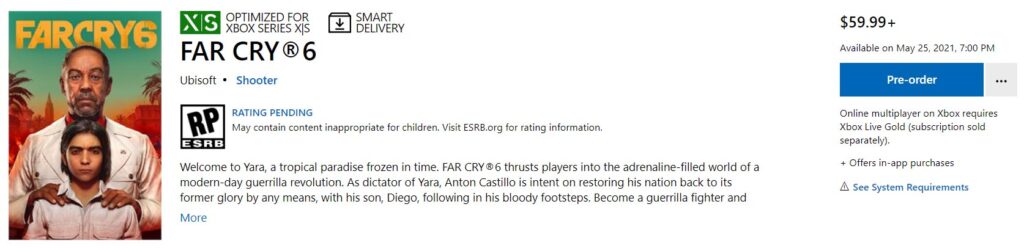 far cry filtracion