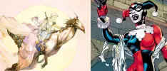 Yoshitaka Amano, artista de Final Fantasy, ha creado la portada para un cómic de Harley Quinn