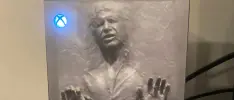 Alguien ya creó una skin de Han Solo congelado en carbonita para su Xbox Series X