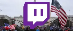 Transmiten disturbios en el Capitolio vía Twitch y se convierten en lo más visto del sitio