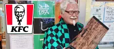 KFC en Japón causa sensación por vestir al Coronel Sanders con ropa de Demon Slayer