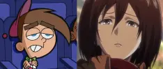 Acusan al creador de Los Padrinos Mágicos de plagiar un fan art de Attack on Titan