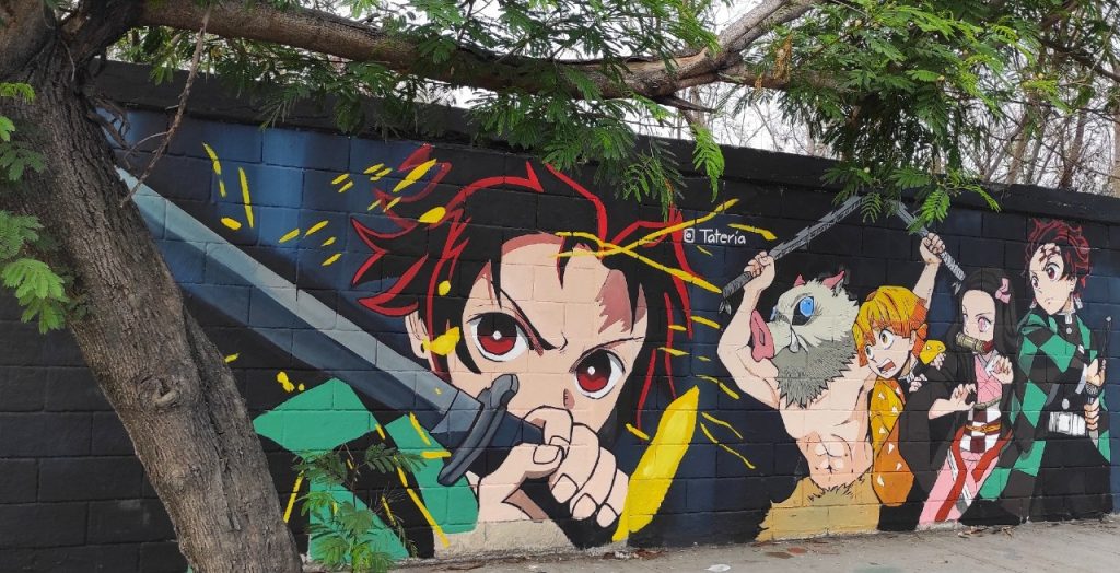 Mural-Demon-Slayer-Mexico