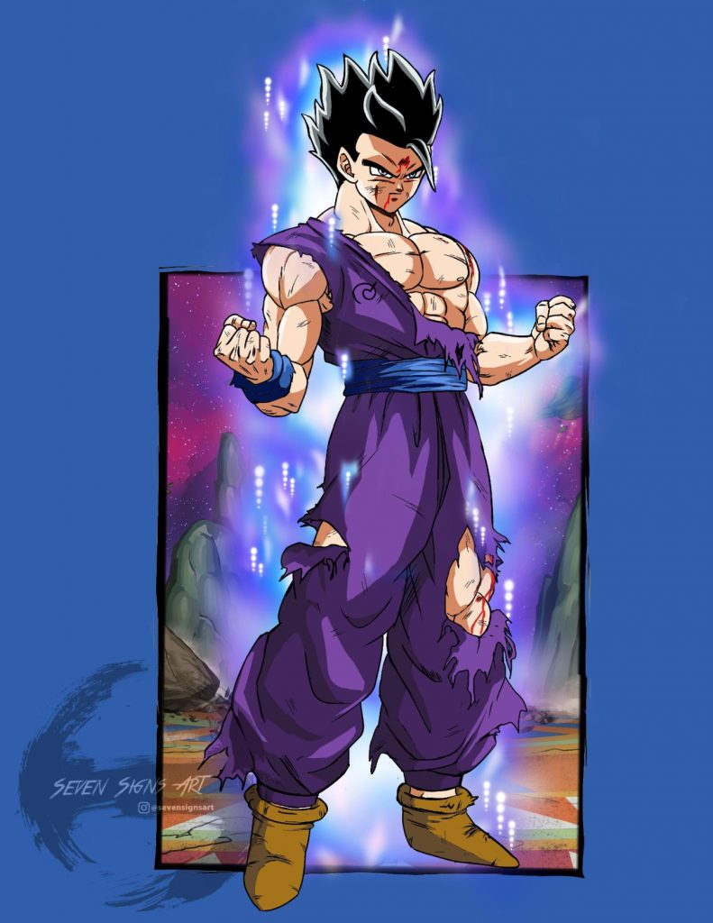 Ilustracion-de-Dragon-Ball-le-otorga-el-poder-del-Ultra-Instinto-a-Gohan-1