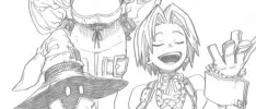 Autor de My Hero Academia celebra la serie animada de FFIX con estas ilustraciones