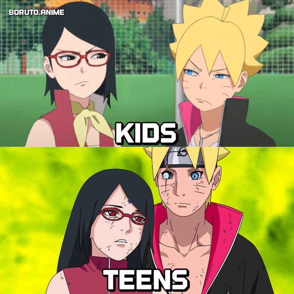 Asi-luciran-Boruto-y-Sarada-de-adolescentes-segun-un-fanart-1