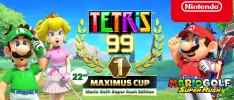 Tetris 99 anuncia una colaboración con Mario Golf: Super Rush