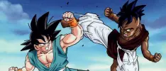 Artista recrea la pelea entre Goku y Uub
