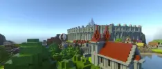 Así se ve el mapa de Age of Calamity en Minecraft