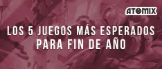Los 5 juegos más esperados para fin de año