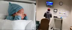 Papá se lleva su Xbox al hospital para jugar en lo que nacía su hijo