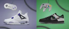 Así se verían tenis inspirados en consolas clásicas