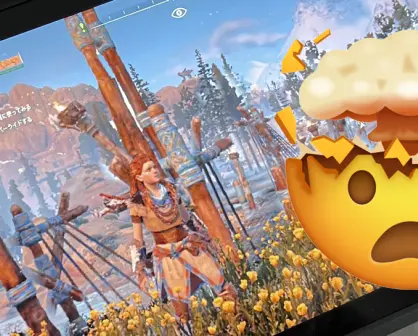 Yoshida juega Horizon: Zero Dawn en Steam Deck