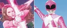 La Power Ranger Rosa ya está escribiendo un cómic de su personaje