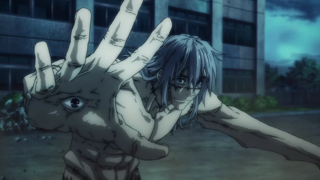 Mahito_ready_to_fight_Yuji_and_Nanami_Anime