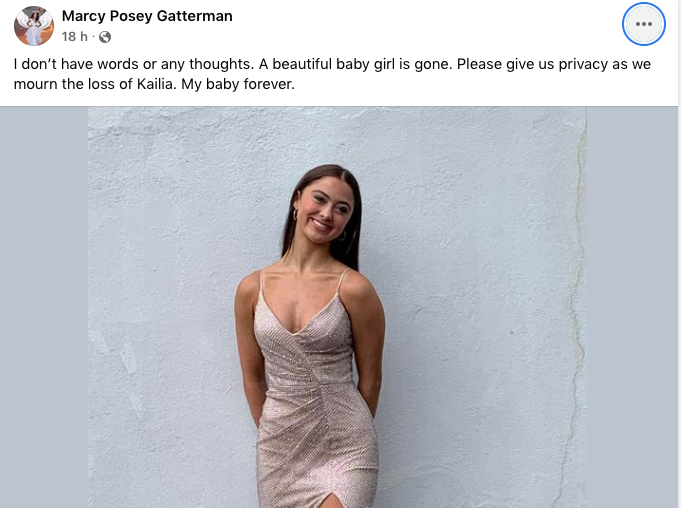 Kailia fallece