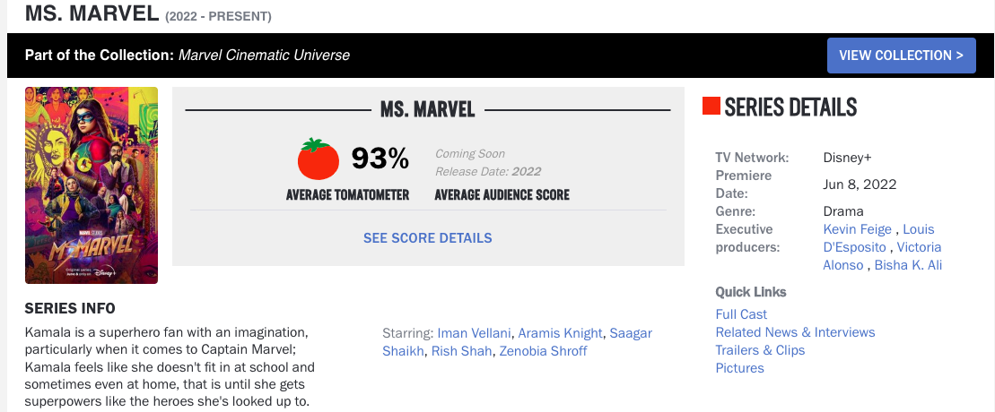 Ms. Marvel calif