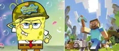 Se revela colaboración entre Minecraft y Bob Esponja