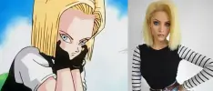 Modelo checa hace increíble cosplay de Androide 18