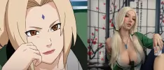 Modelo le da vida a Tsunade, la Hokage de Naruto