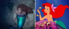 Comparativa de La Sirenita animada contra versión live action