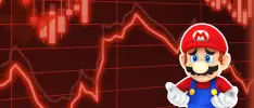 La bolsa de acciones de Nintendo se hunde un 90%