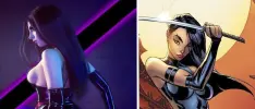 Modelo Argentina sorprende con cosplay de Psylocke de X-Men