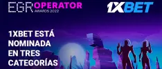 1xBet nominada en tres categorías de los EGR Operator Awards 2022